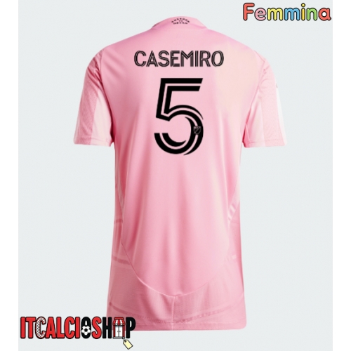 Inter Miami Casemiro #5 Prima Maglia Femmina 2026-27 Manica Corta